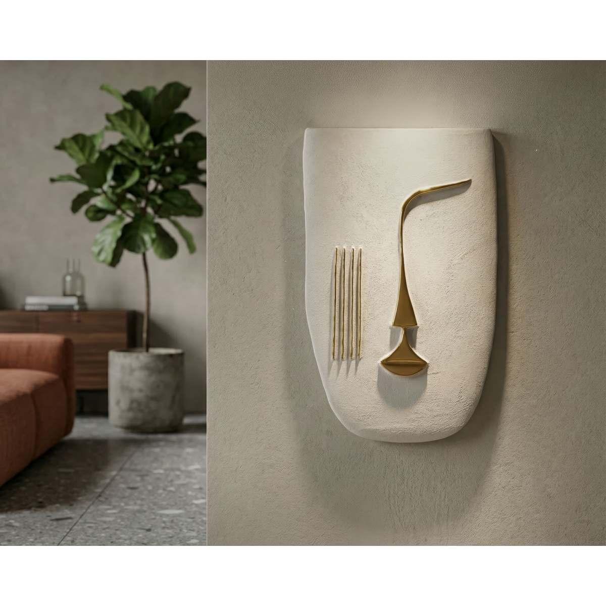 Decorazione murale mumbasa cm 25x6,5x39,5