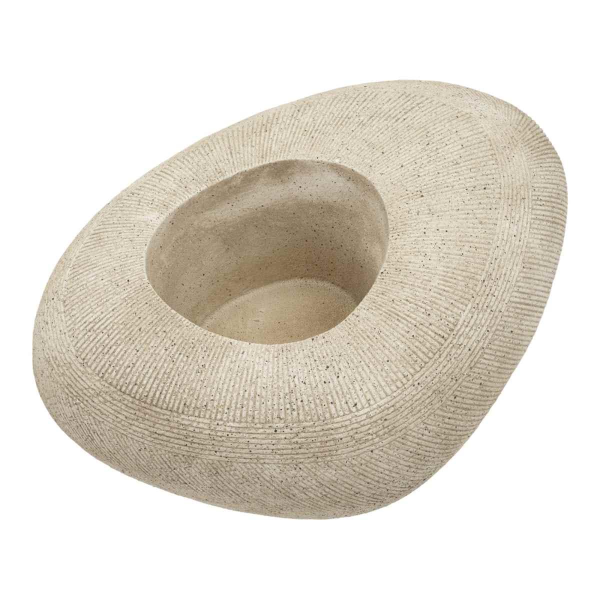 P/vaso da esterno stone cm 78,5x56x33,5 (apertura cm Ø 28)