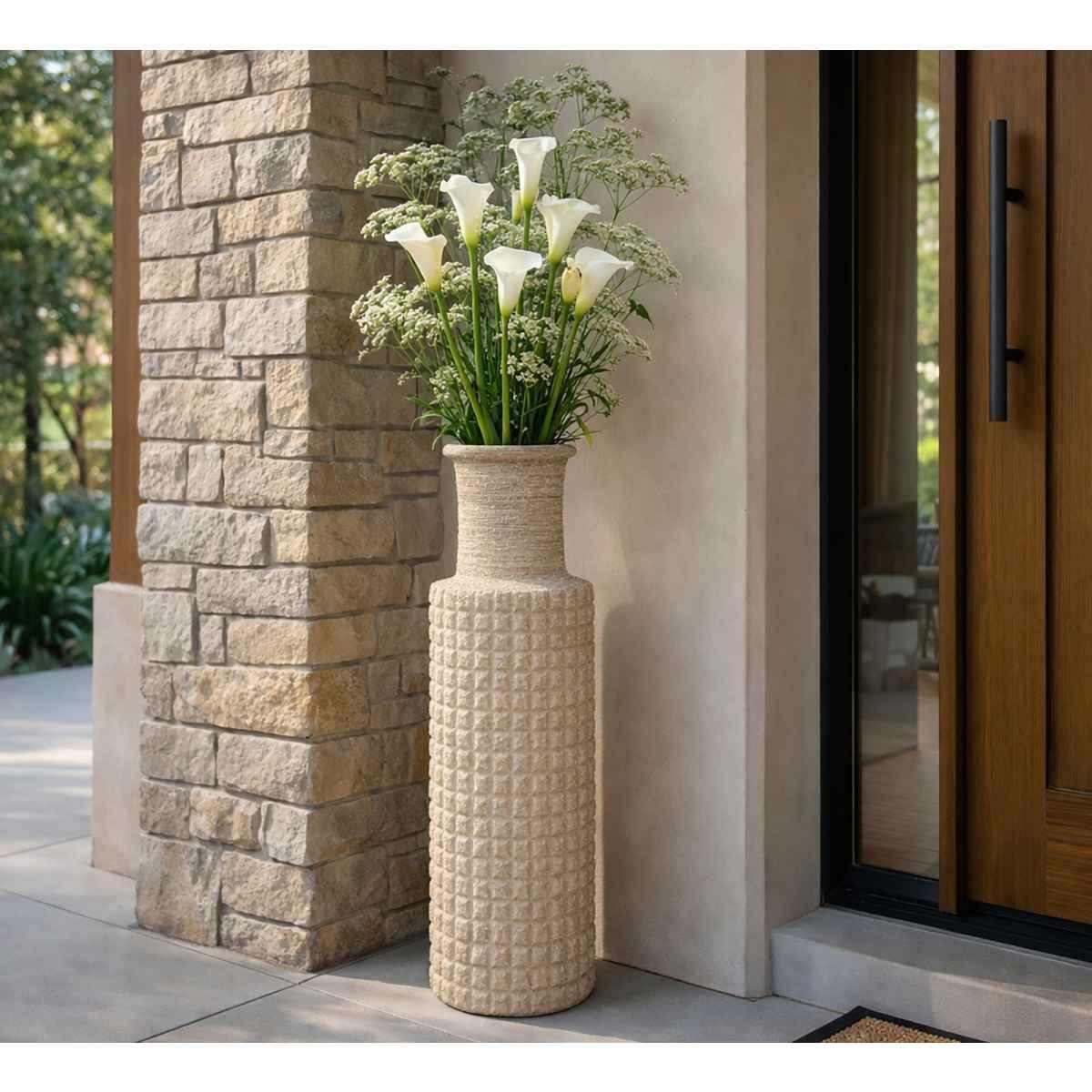 Vaso da esterno sand cm Ø 24,5x97 (apertura cm Ø 14)