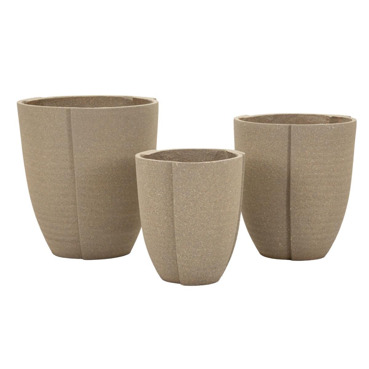 Cachepot da esterno peru' tris cm Ø 43x47-36x41,5-30,5x34,5<br> (aper. cmØ27-33-39)