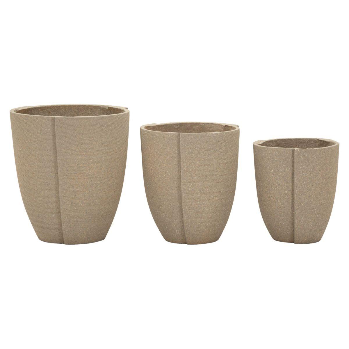 Cachepot da esterno peru' tris cm Ø 43x47-36x41,5-30,5x34,5<br> (aper. cmØ27-33-39)
