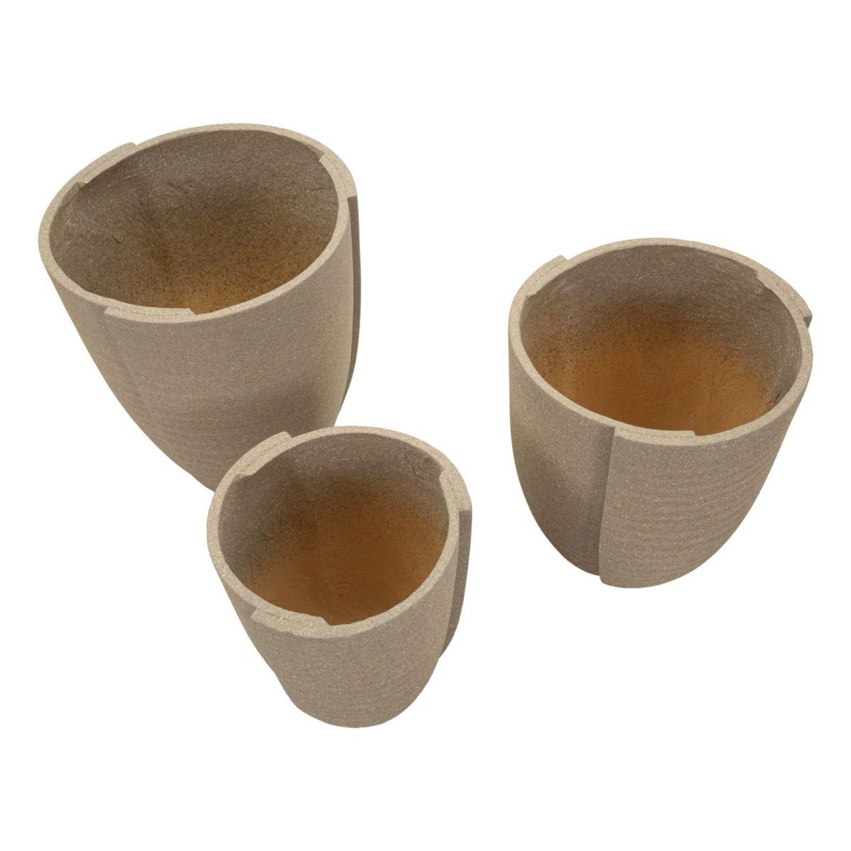 Cachepot da esterno peru' tris cm Ø 43x47-36x41,5-30,5x34,5<br> (aper. cmØ27-33-39)