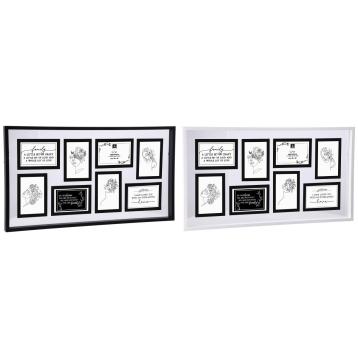 Portafoto in mdf per 8 foto Ways 37x44 cm