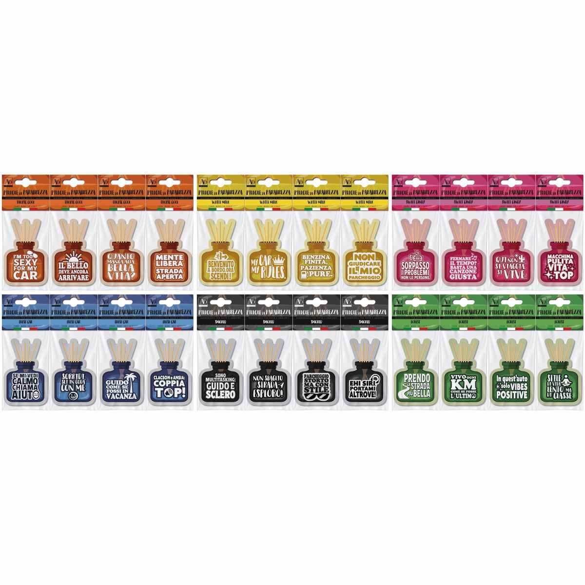 Deodorante auto e ambienti scritte divertenti