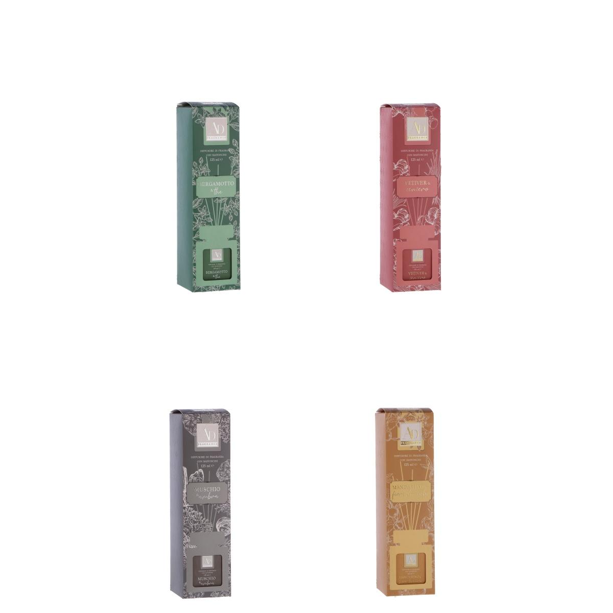 Diffusore di fragranza con bastoncini 125ml