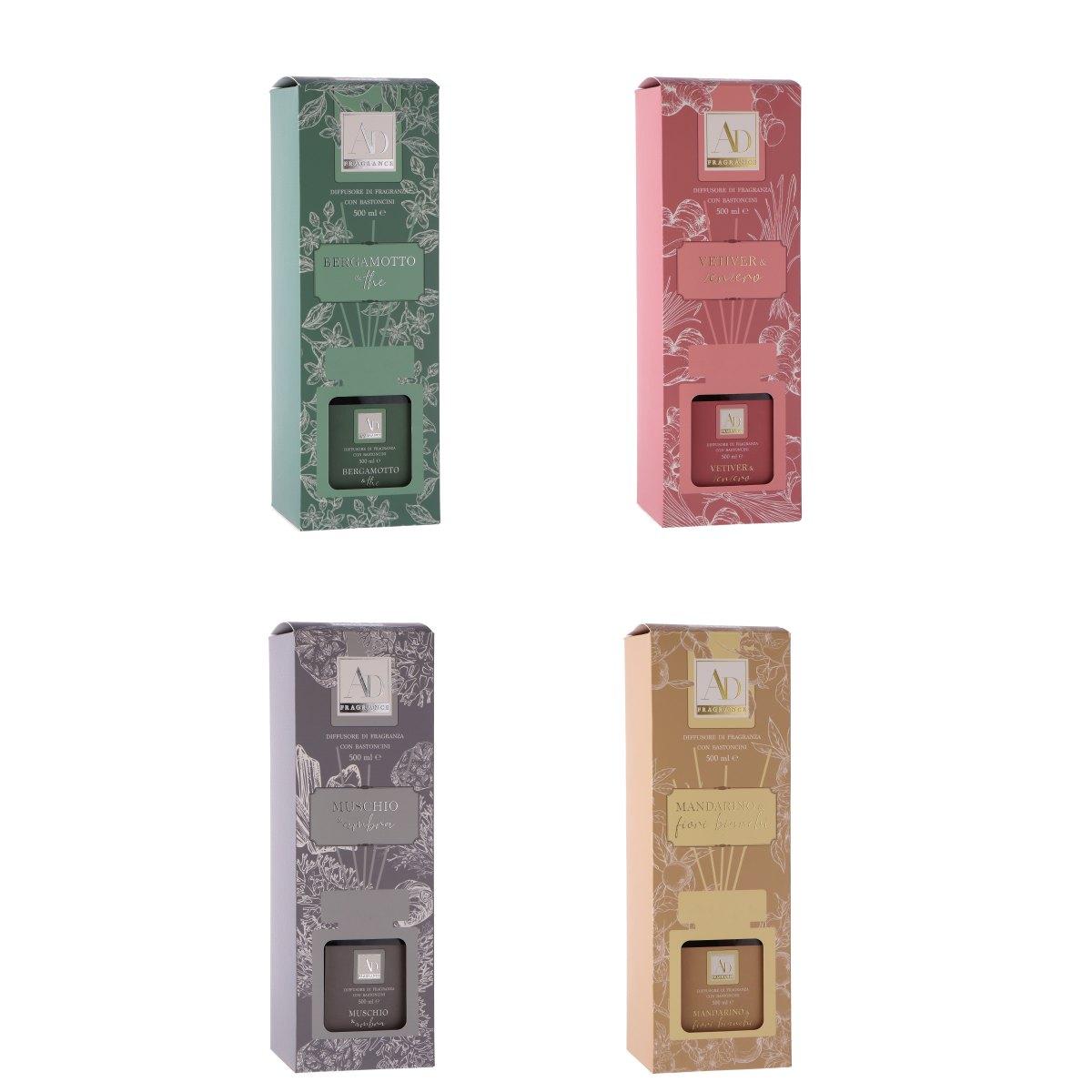 Diffusore di fragranza con bastoncini 500ml