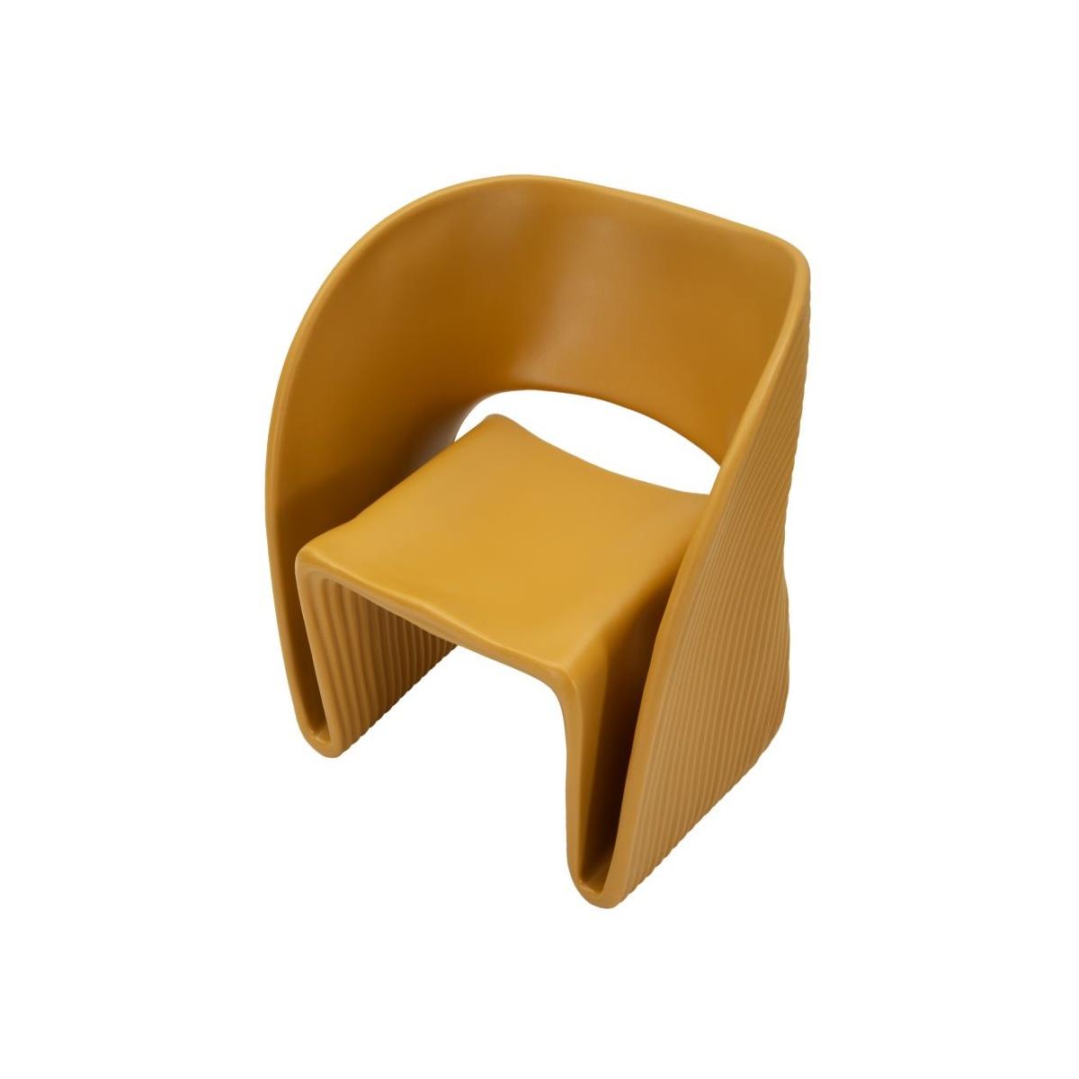 Poltrona sand senape cm 65x57,5x76 (altezza seduta cm 45)<br><br>