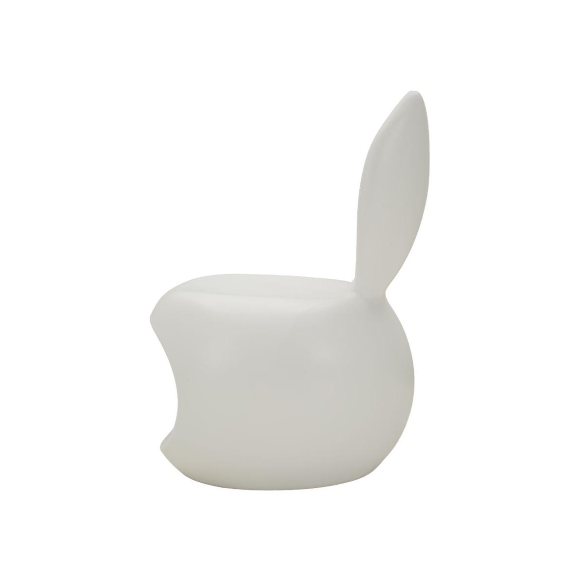 Sedia bunny bianca cm 57x55x79 (altezza seduta cm 39)<br><br>