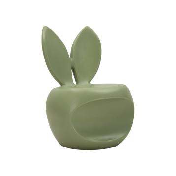 Sedia bunny verde cm 57x55x79 (altezza seduta cm 39)<br><br>