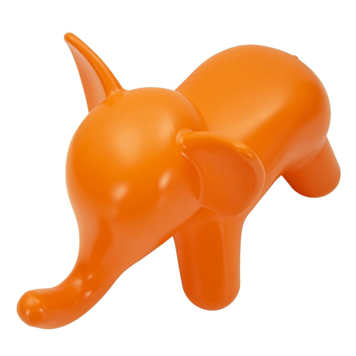 Sgabello elephant arancione cm 86x46x56<br><br>