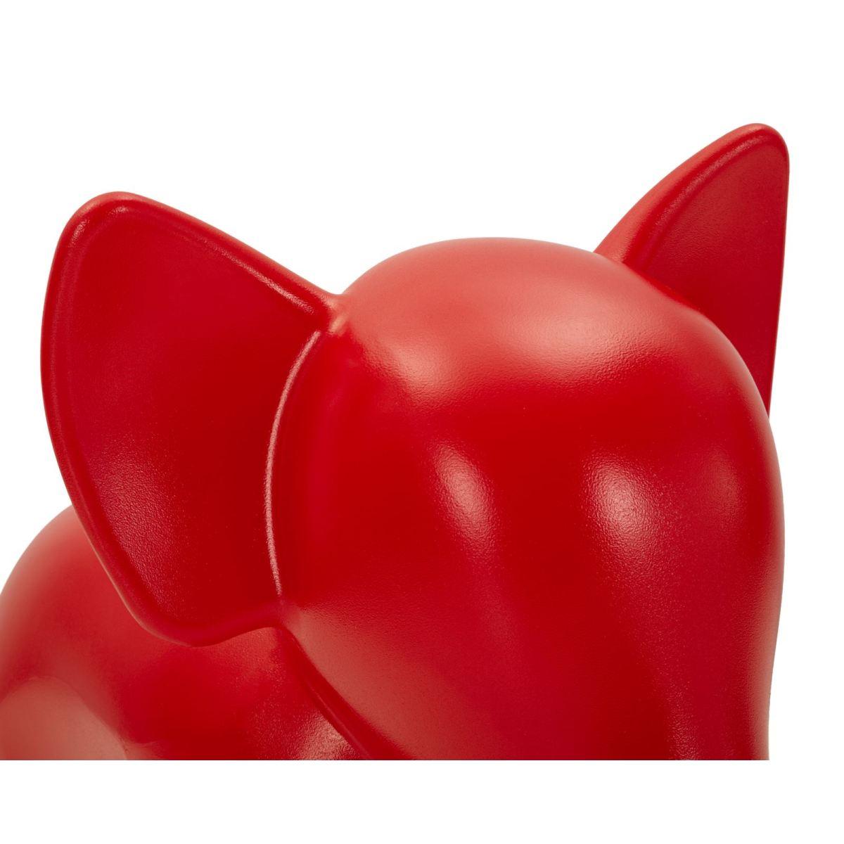 Sgabello elephant rosso cm 86x46x56<br><br>