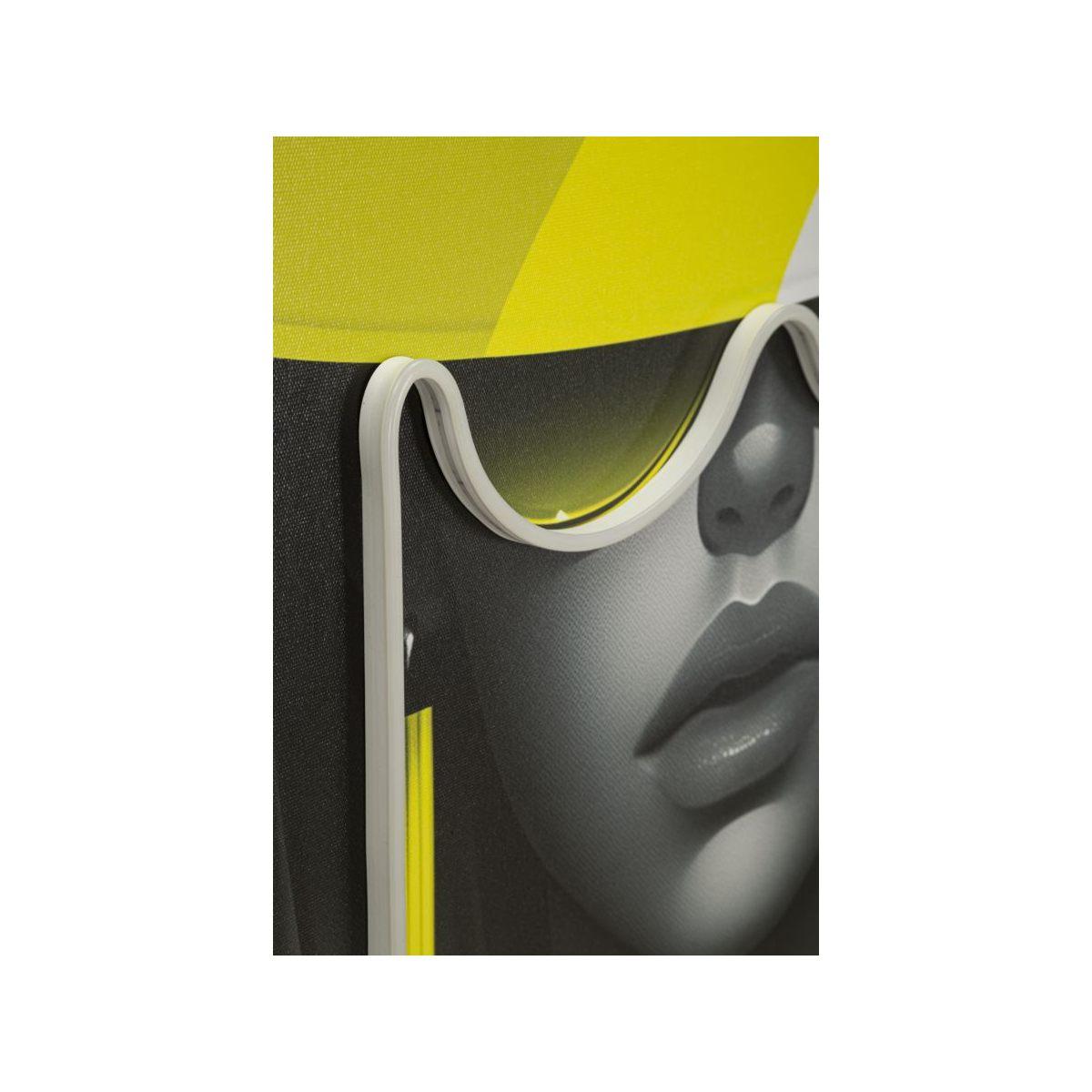 Stampa c/led su tela margot cm 80x4x120