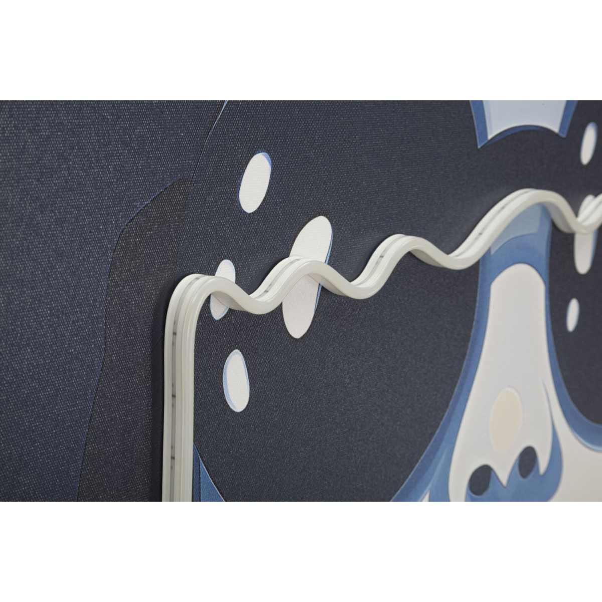 Stampa c/led su tela cecille cm 80x4x120