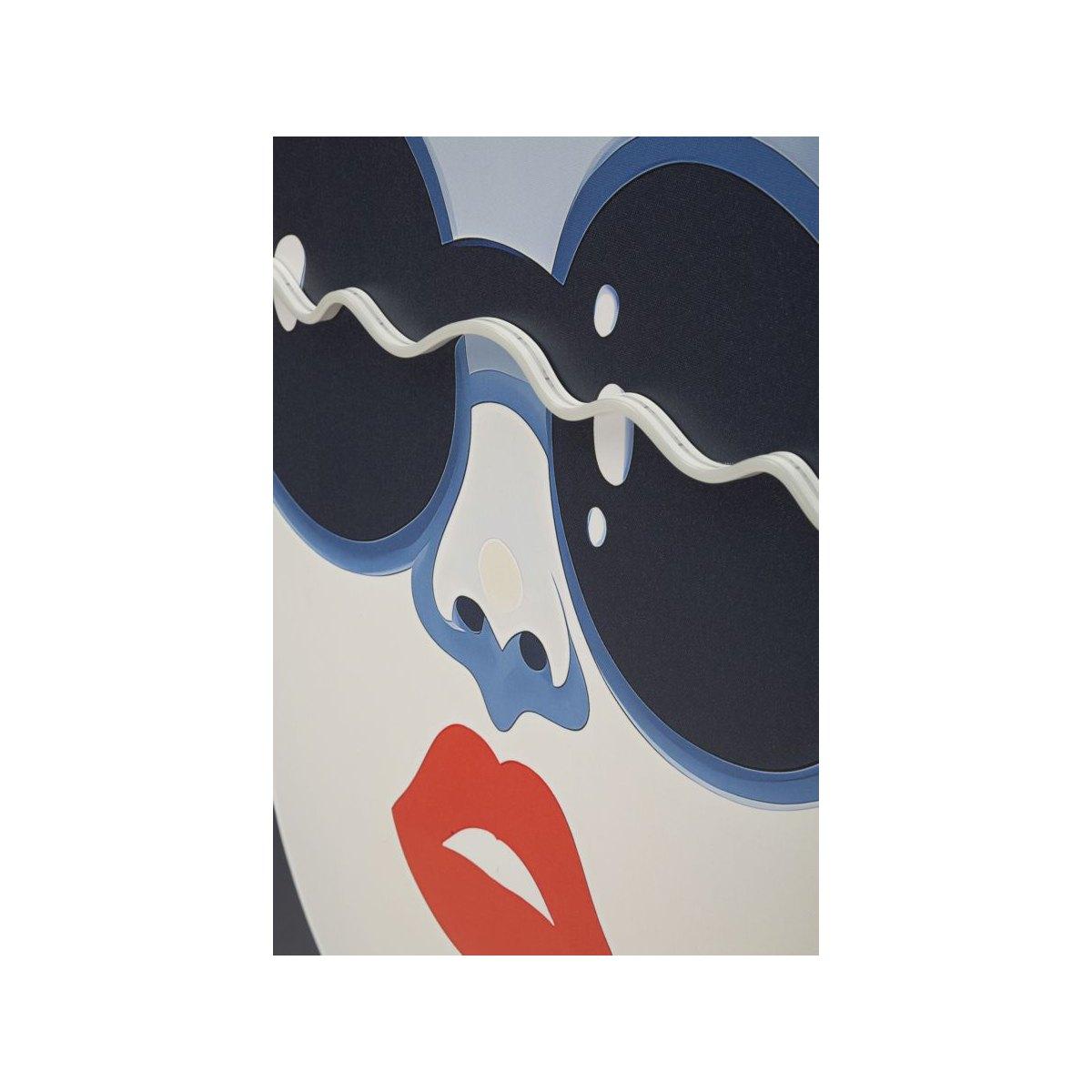 Stampa c/led su tela cecille cm 80x4x120