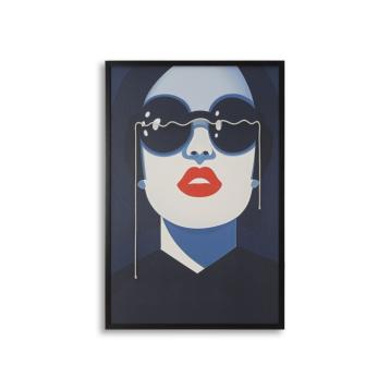 Stampa c/led su tela cecille cm 80x4x120