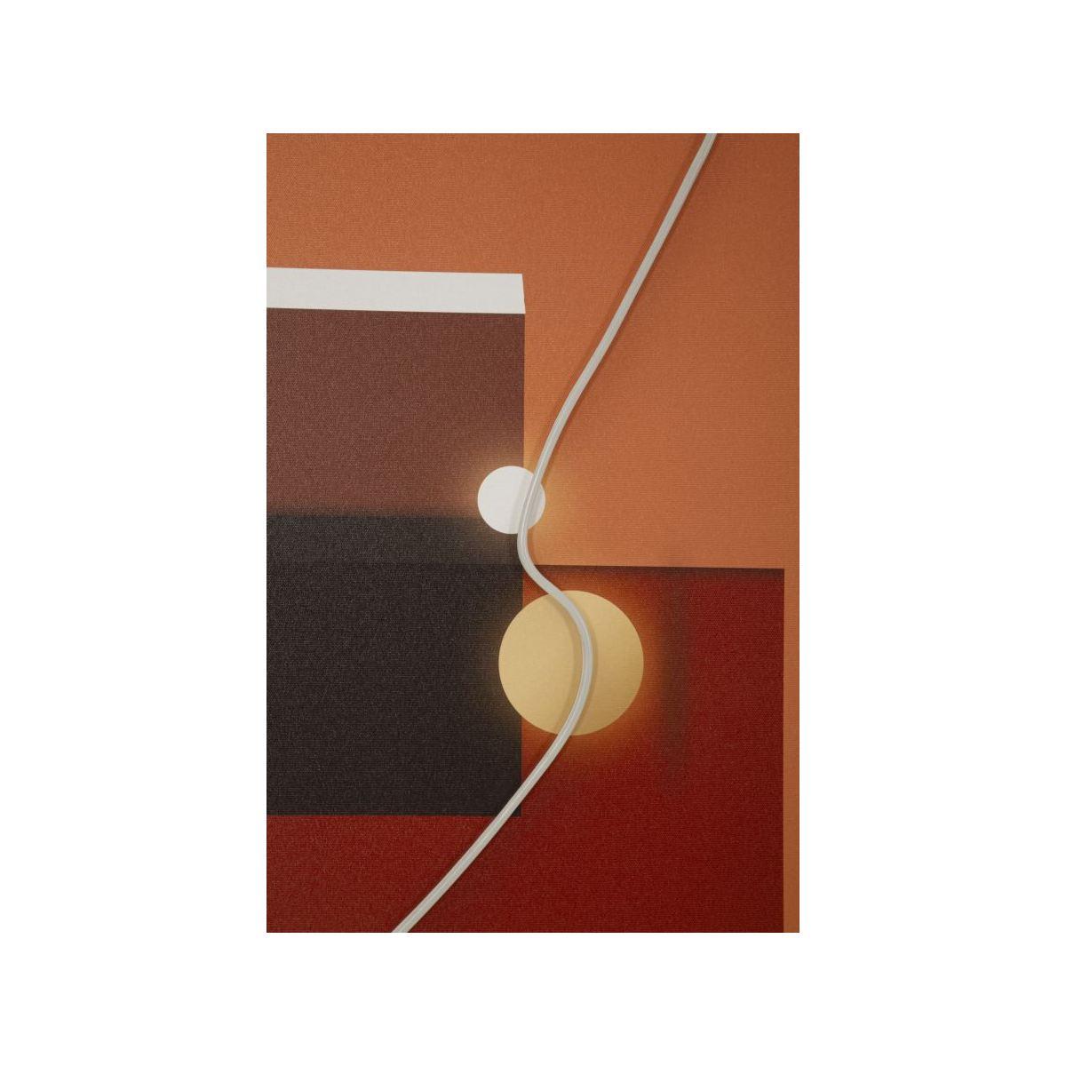 Stampa c/led su tela abstract cm 150x3,5x50