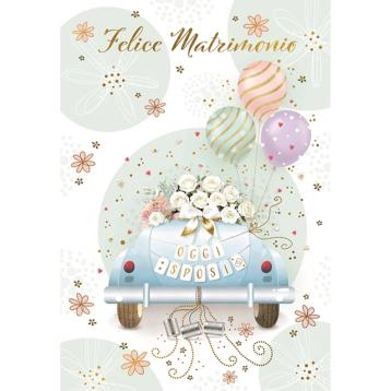 Bigliettii auguri felice matrimonio