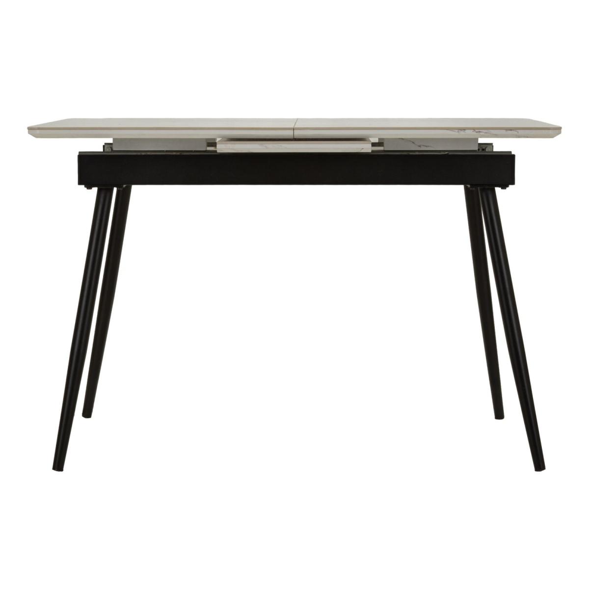 Tavolo da pranzo allungabile matt cm 120x80x75 (aperto 155x80x75)