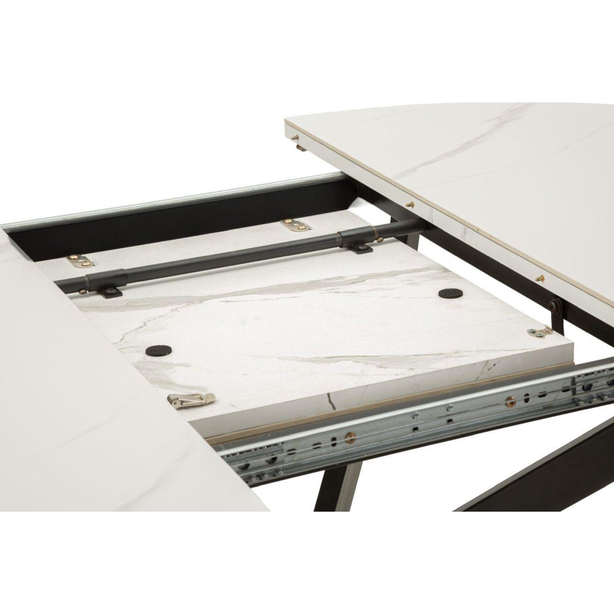 Tavolo da pranzo allungabile martin cm Ø 100x78 (aperto cm 140x100x78)