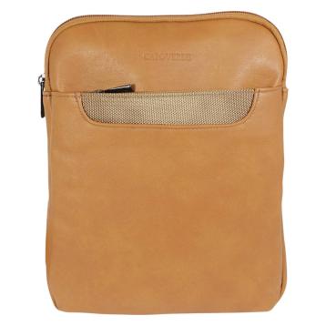 Tracolla uomo in ecopelle e tessuto tecnico Capoverde Made in Italy