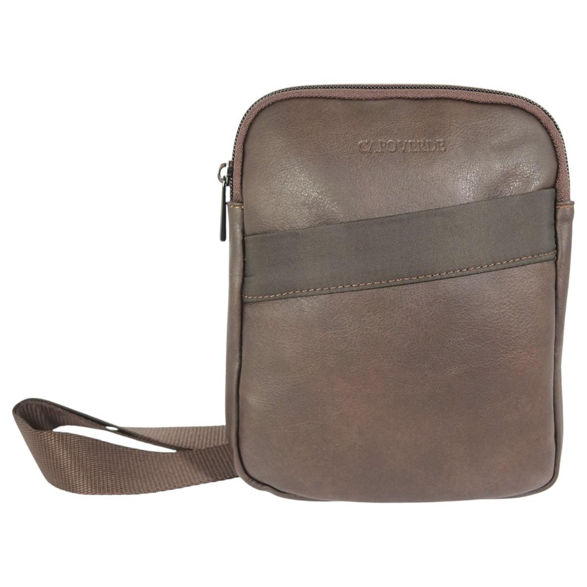 Tracollina uomo in ecopelle e tessuto tecnico Capoverde Made in Italy