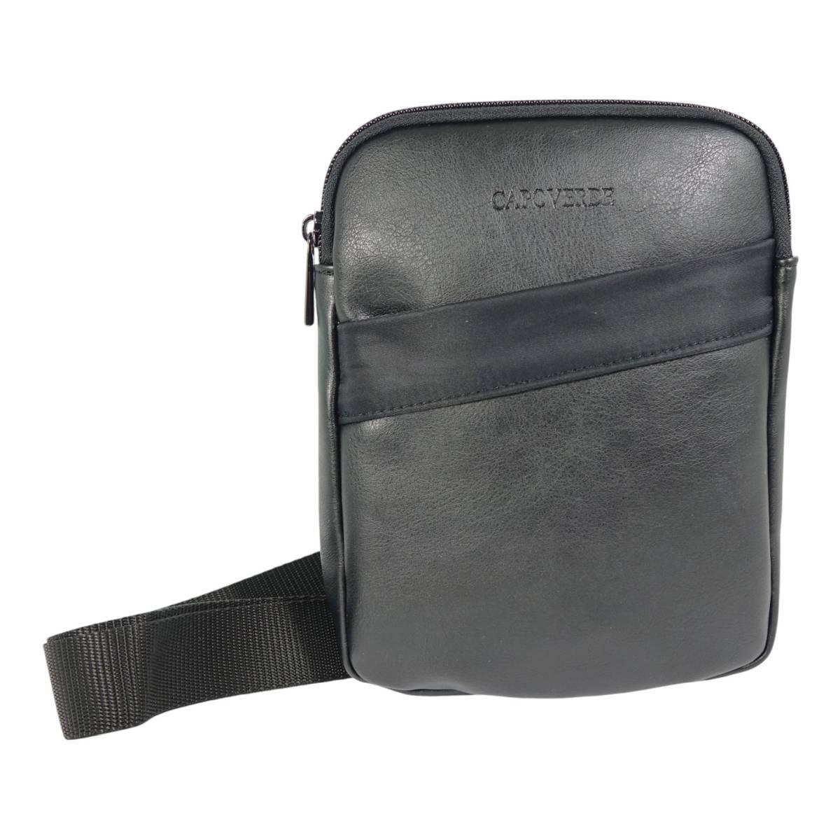 Tracollina uomo in ecopelle e tessuto tecnico Capoverde Made in Italy