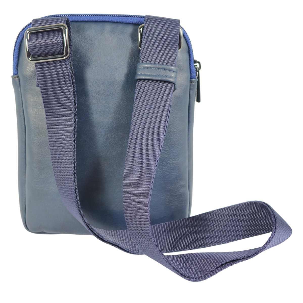 Tracollina uomo in ecopelle e tessuto tecnico Capoverde Made in Italy