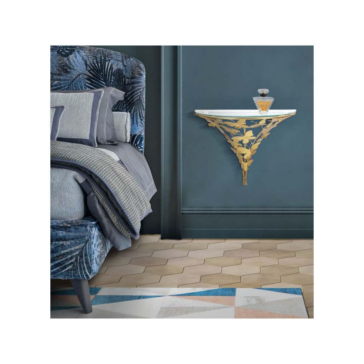 Comodino da muro butterflies cm 44,5x24,5x34,5