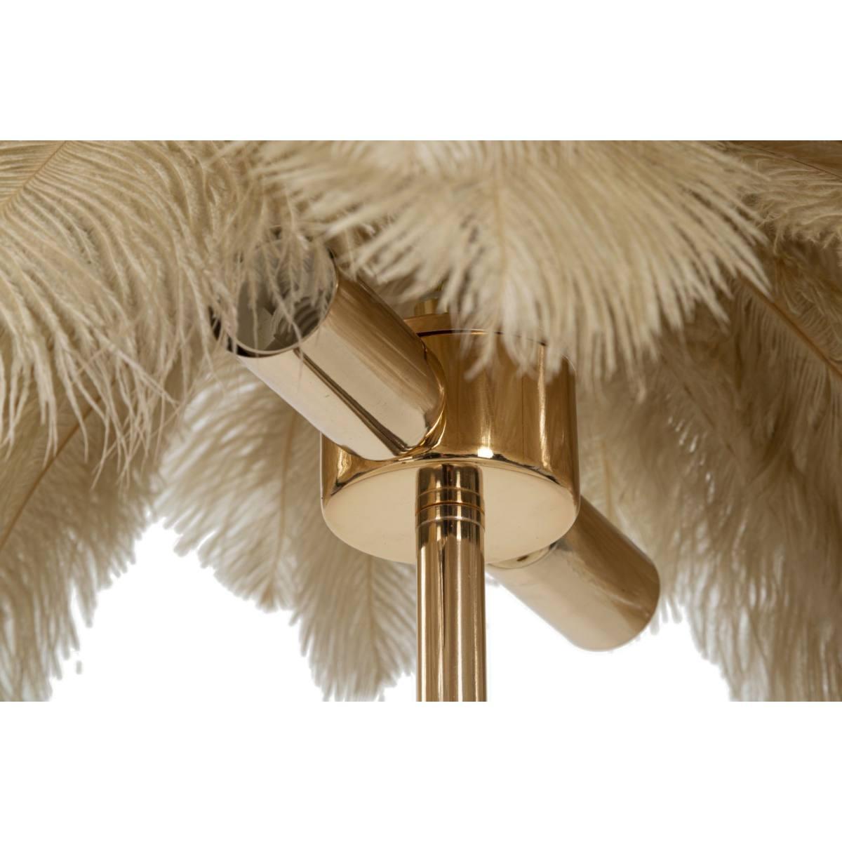 Lampada da tavolo palm cammello cm Ø 55x60