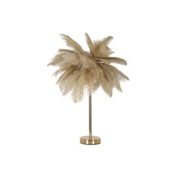 Lampada da tavolo palm cammello cm Ø 55x60