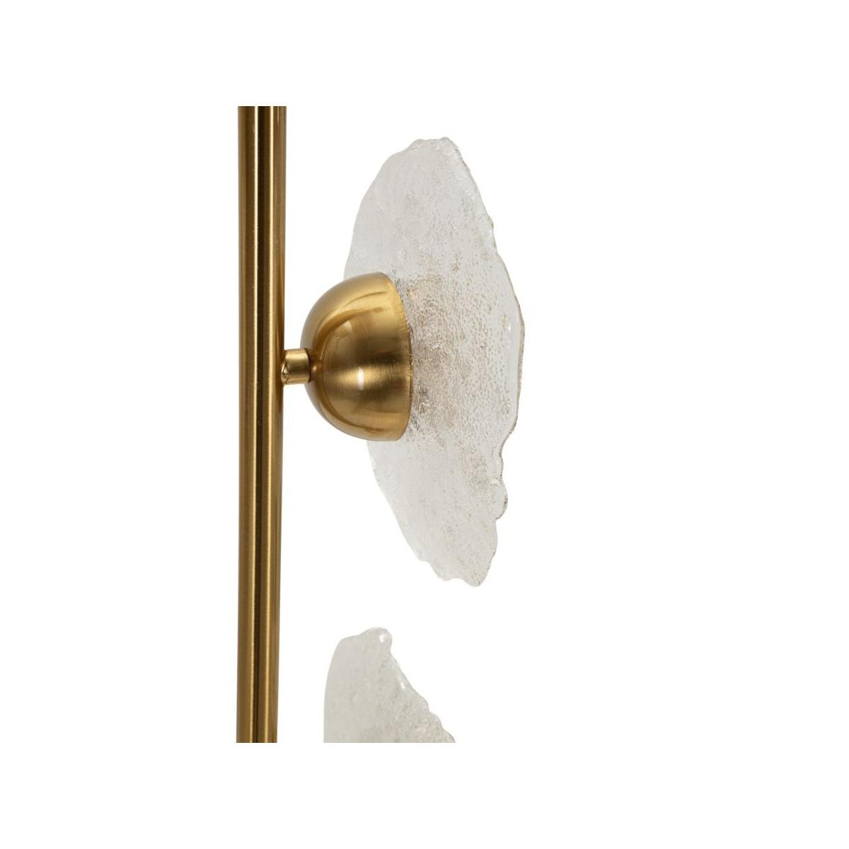 Lampadario emily verticale vetro trasparente cm 15x16x110