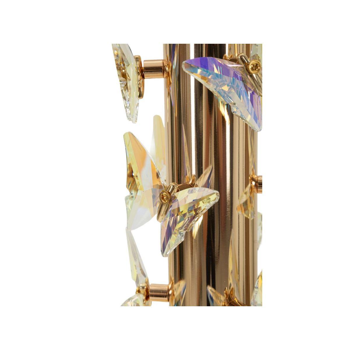Lampada da tavolo gold butterfly cm Ø 35x74