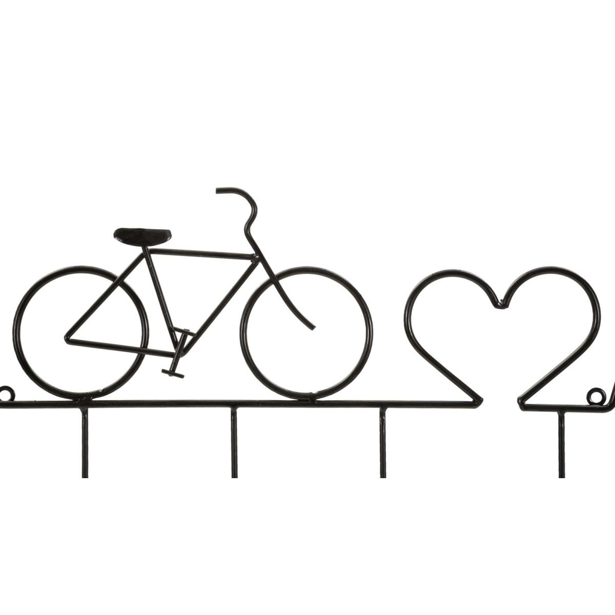 App/abiti da muro bicicletta nero cm 59x3,2x26,5