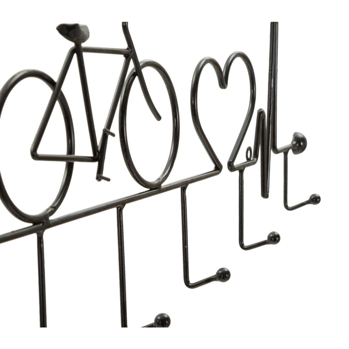 App/abiti da muro bicicletta nero cm 59x3,2x26,5
