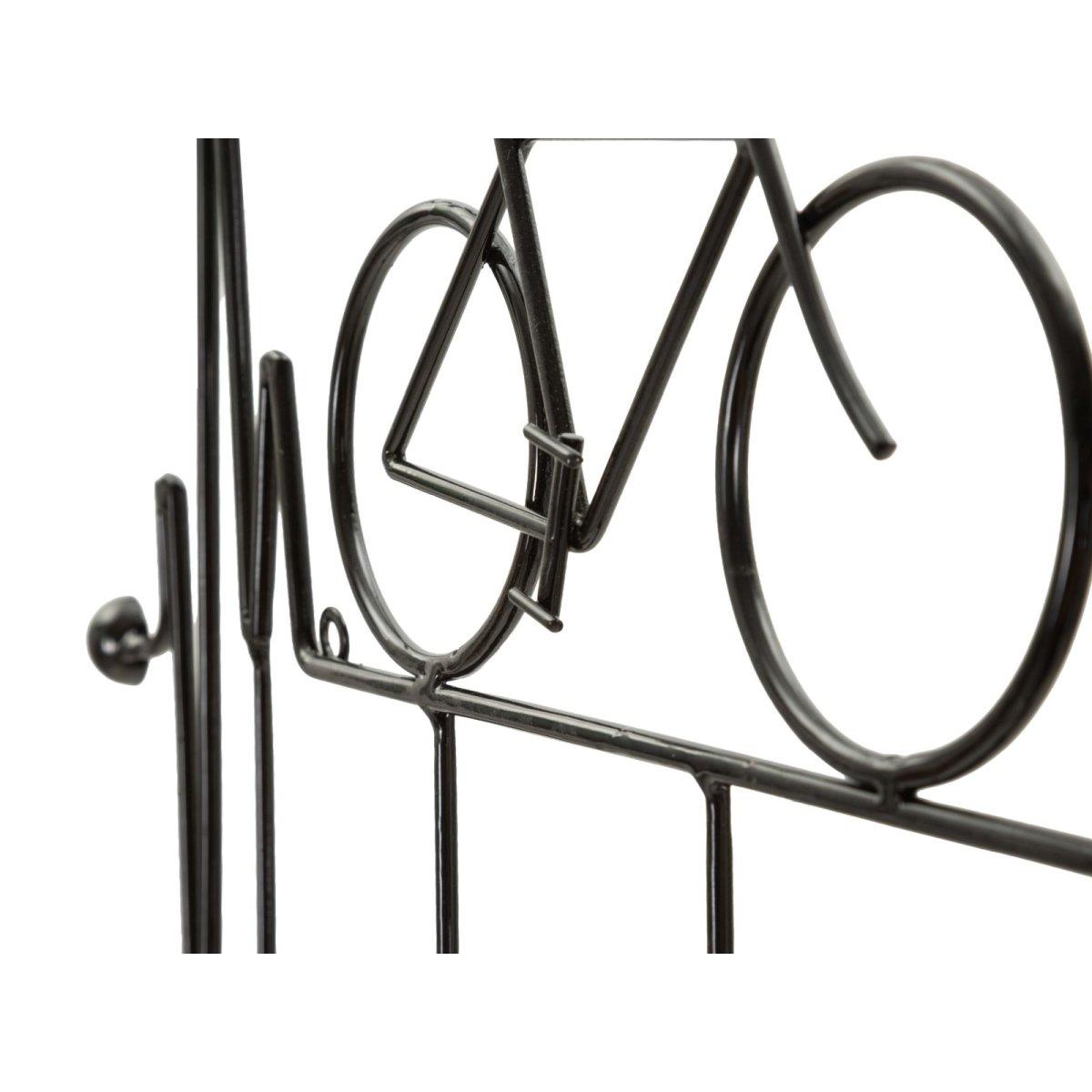 App/abiti da muro bicicletta nero cm 59x3,2x26,5
