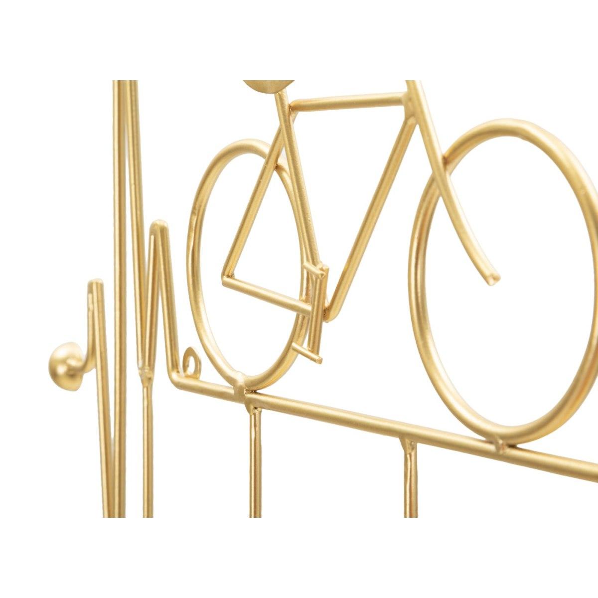 App/abiti da muro bicicletta oro cm 59x3,2x26,5
