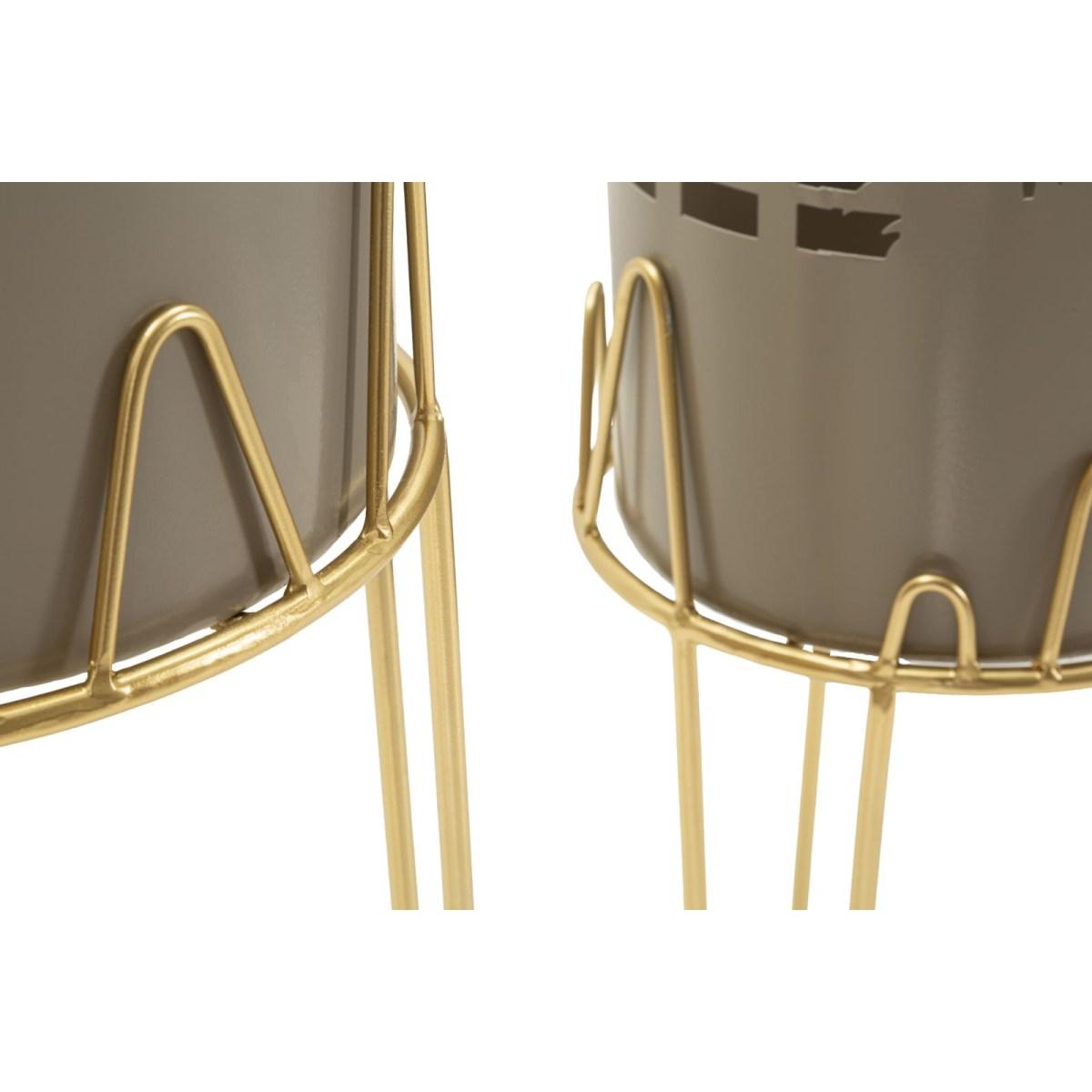 P/vasi flower coppia cm Ø 27x79-22,8x62