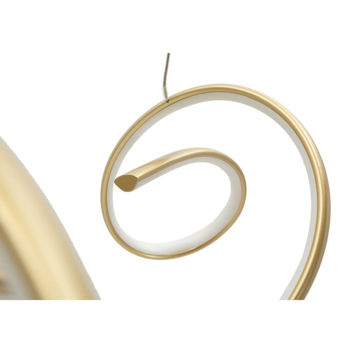 Lampadario led uter oro cm 80x20x120 (luce con 3 temperature di colore)