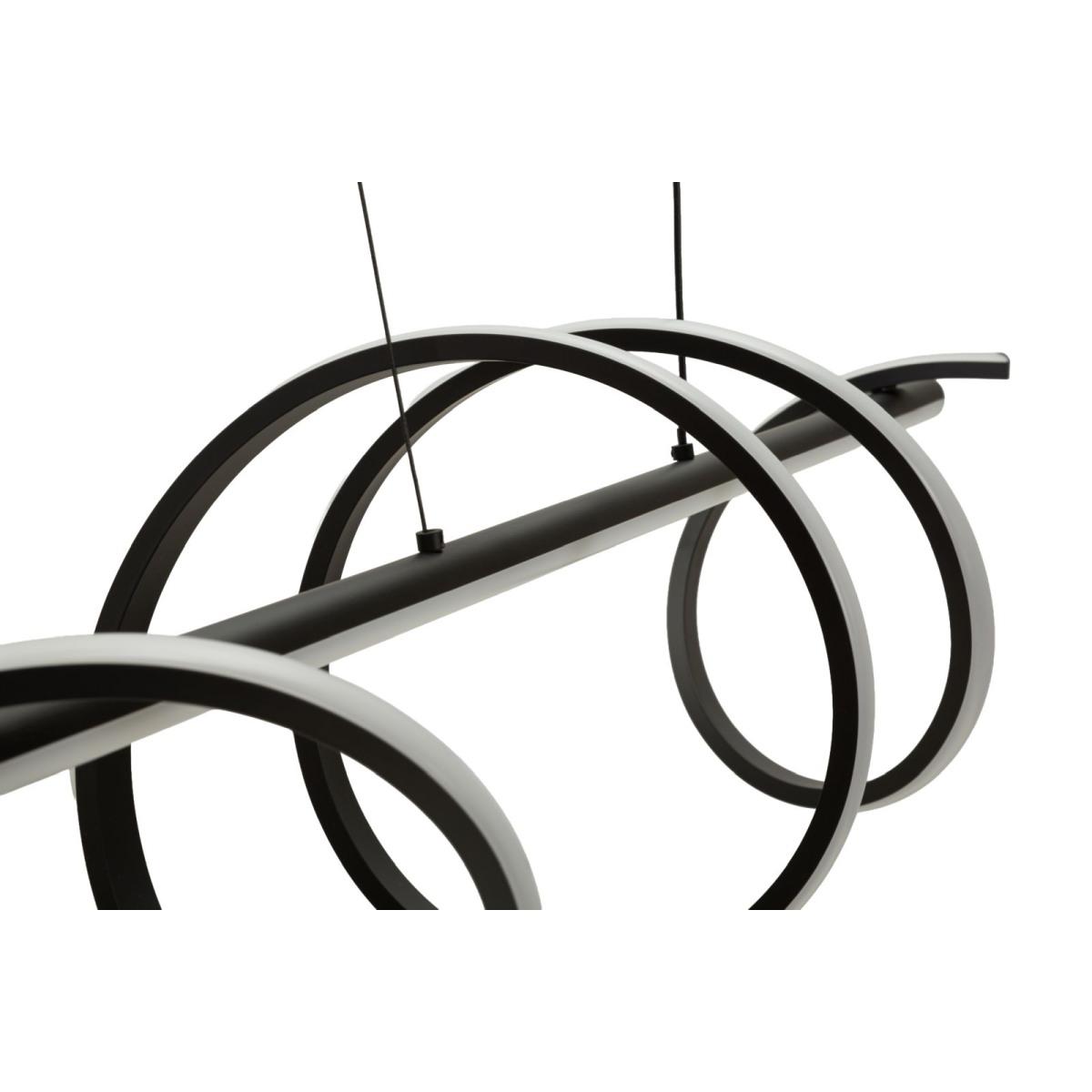 Lampadario led spiral cm 101x25x30-150 (luce con 3 temperature di colore)