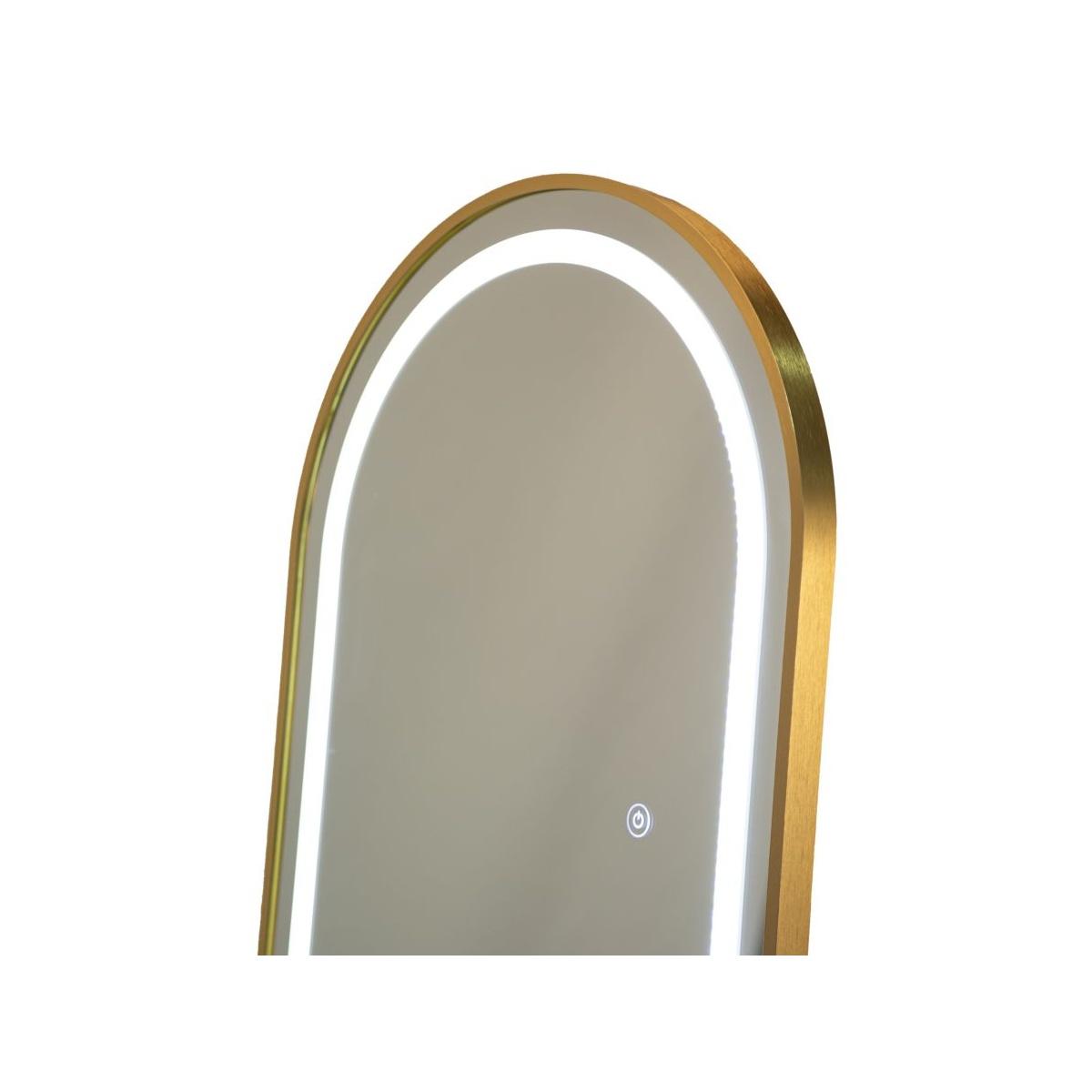 Specchio da terra led simple arco cm 50x3-38x160 (3 tonalita' di luce)