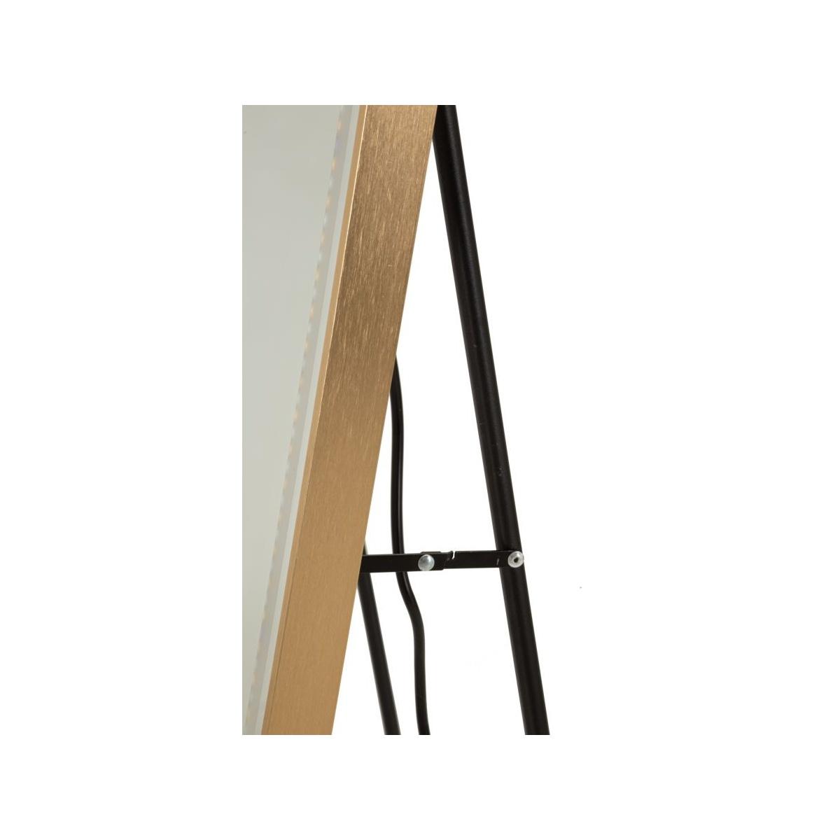 Specchio da terra led simple rett. cm 50x3-38x160 (3 tonalita' di luce)