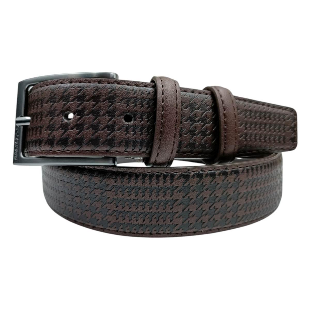 Cintura uomo fantasia pied de poule Laura Biagiotti