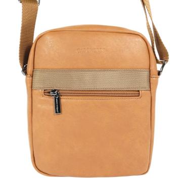 Tracolla uomo in ecopelle e tessuto tecnico Capoverde Made in Italy