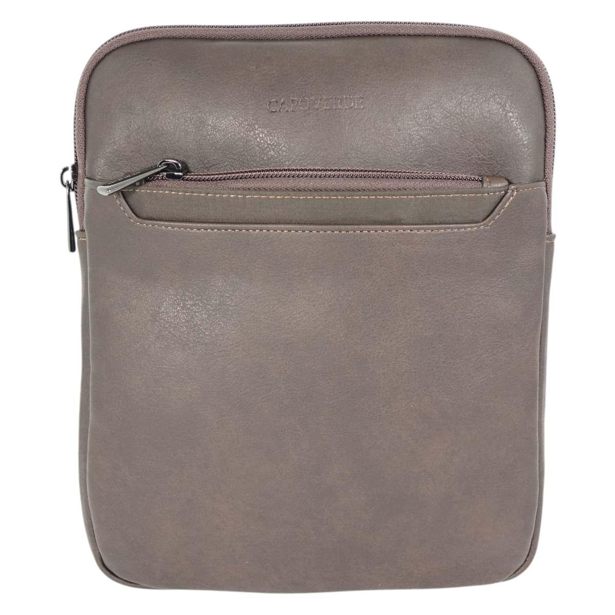 Tracolla uomo in ecopelle e tessuto tecnico Capoverde Made in Italy