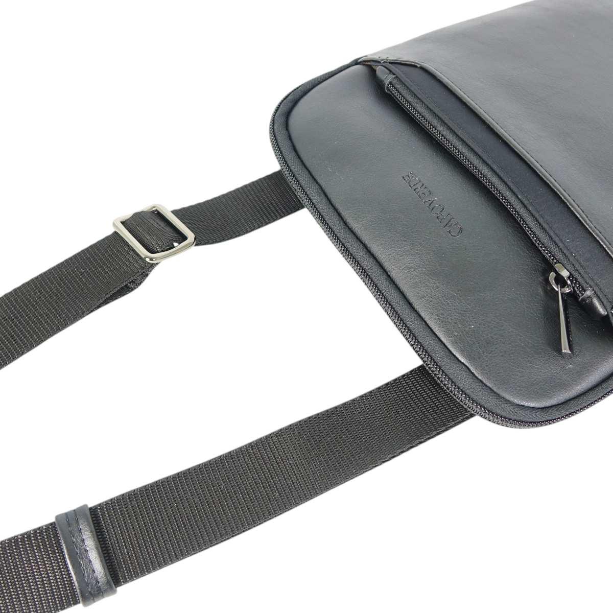 Tracolla uomo in ecopelle e tessuto tecnico Capoverde Made in Italy