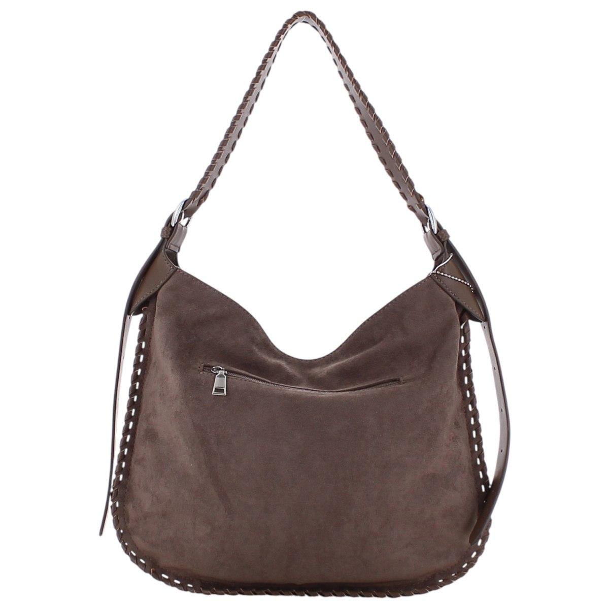 Borsa tracolla donna effetto scamosciato Marina Galanti