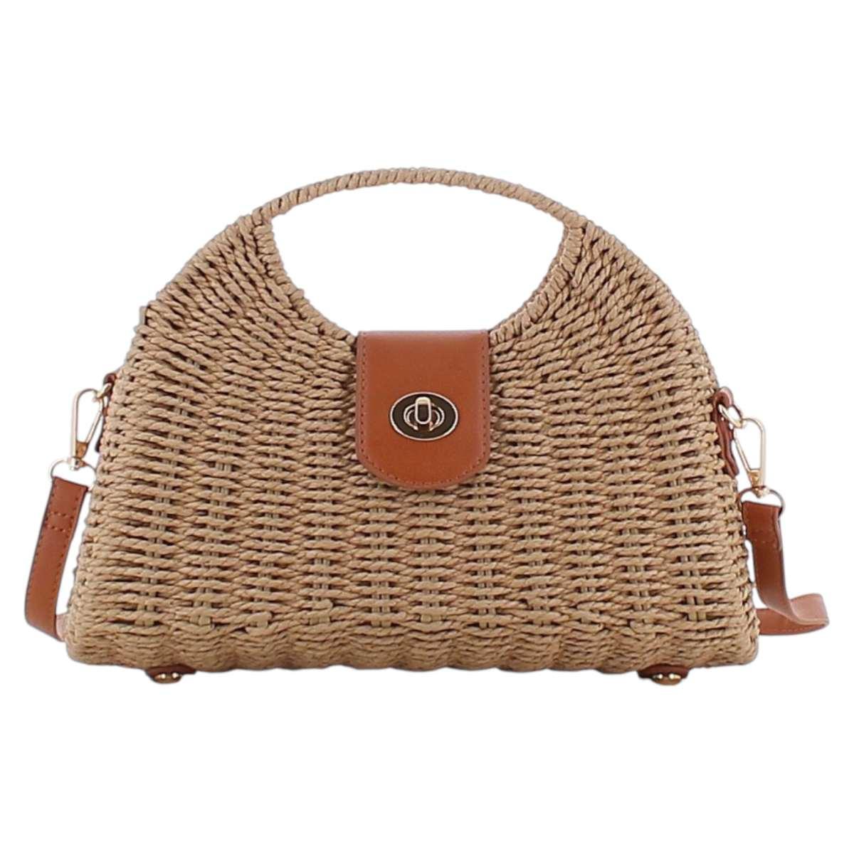 Borsa in paglia donna con tracolla Marina Galanti