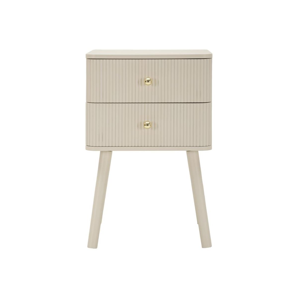 Comodino 2 cassetti shy cm 34x37,5x59