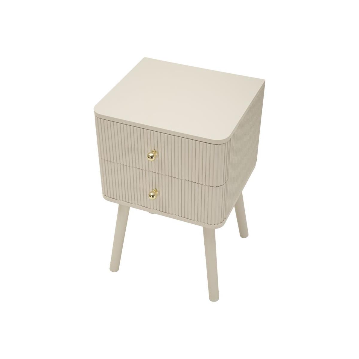 Comodino 2 cassetti shy cm 34x37,5x59