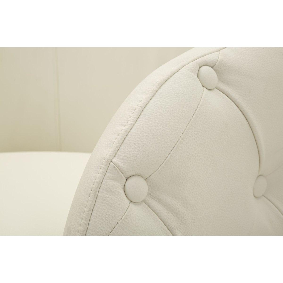 Poltrona c/puff zagabria cm 76x75x80-Ø 47x35